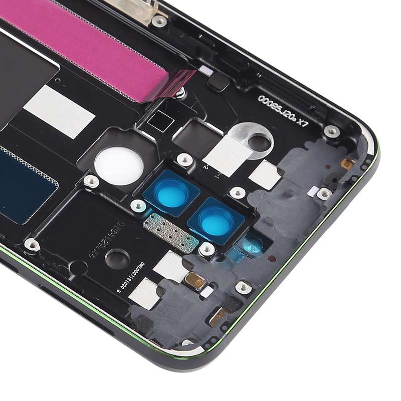 Original Middle Frame Bezel Plate + Battery Back Cover for Xiaomi Black Shark Helo(Black)