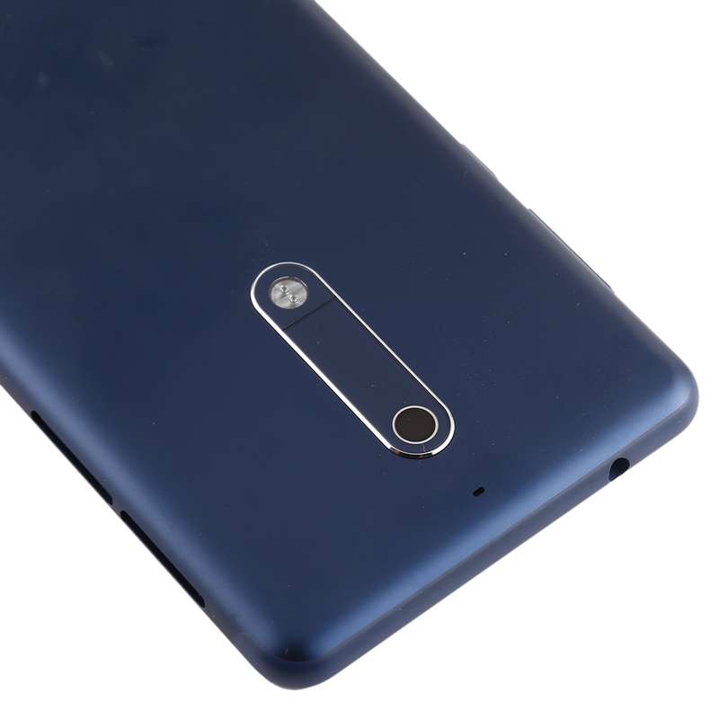 Battery Back Cover with Camera Lens & Side Keys for Nokia 5(White)
