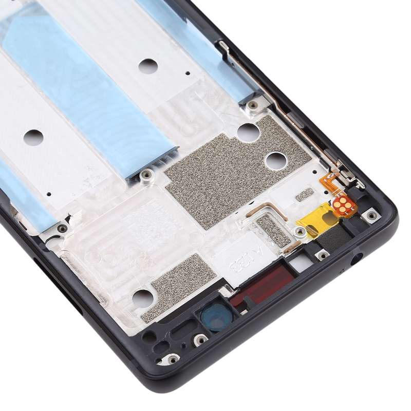 Front Housing LCD Frame Bezel Plate for Nokia 7 TA-1041 (Black)