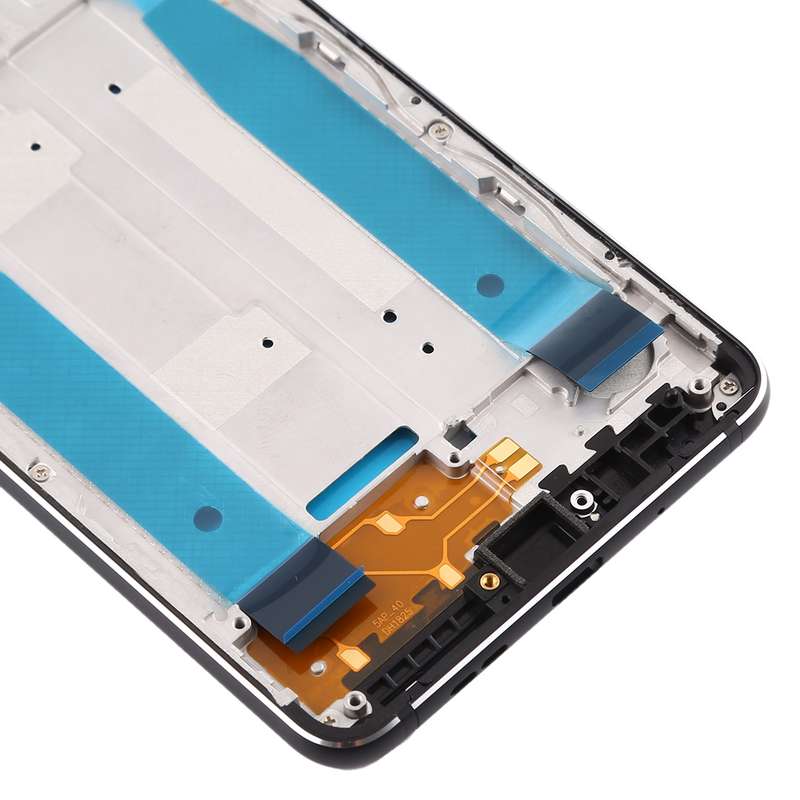 Front Housing LCD Frame Bezel Plate for Nokia 3.1 TA-1049 TA-1057 TA-1063 TA-1070 (Black)