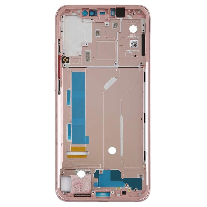 Middle Frame Bezel with Side Keys for Xiaomi Mi 8 (Rose Gold)