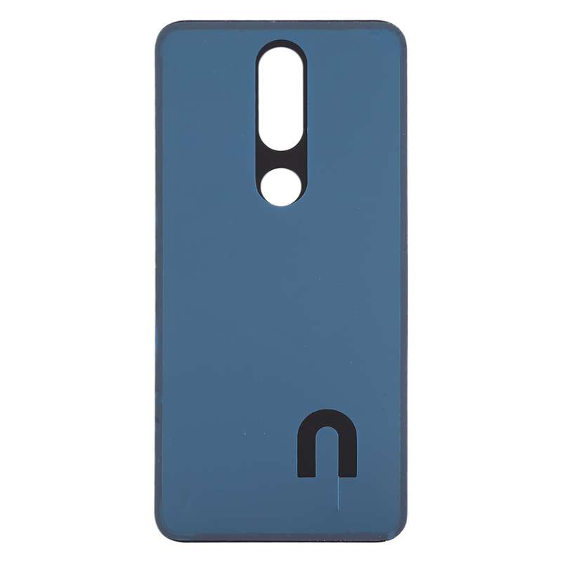 Battery Back Cover for Nokia 7.1 / TA-1100 TA-1096 TA-1095 TA-1085 TA-1097(Black)