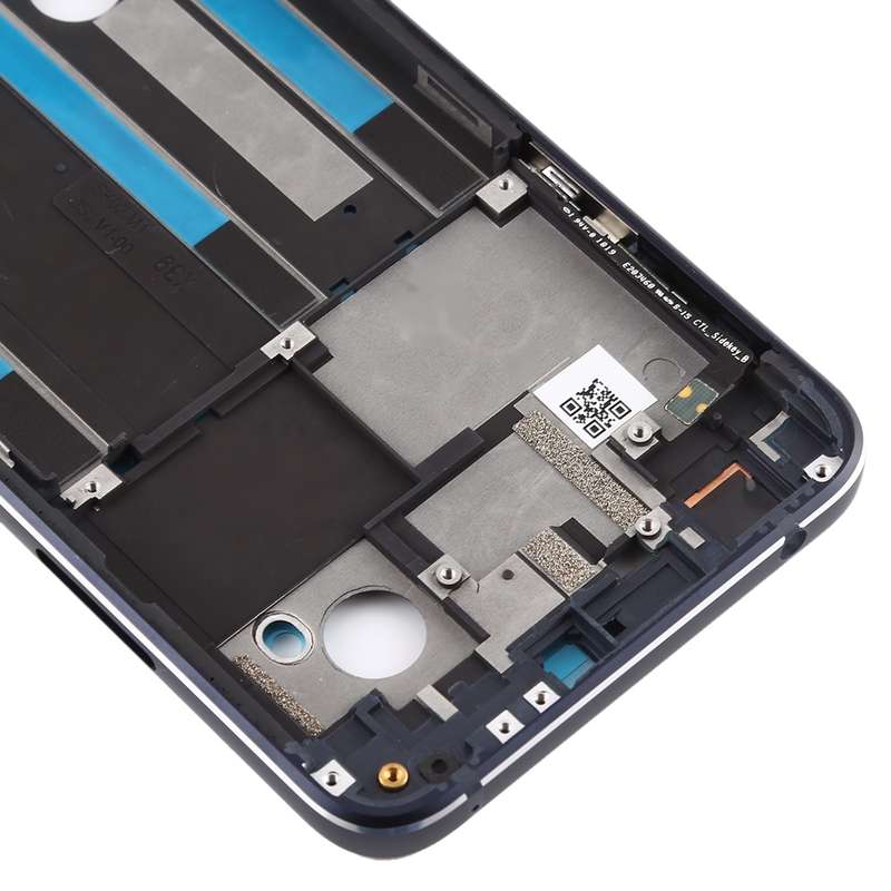 Front Housing LCD Frame Bezel Plate for Nokia 7.1 TA-1100 TA-1096 TA-1095 TA-1085 TA-1097(Black)