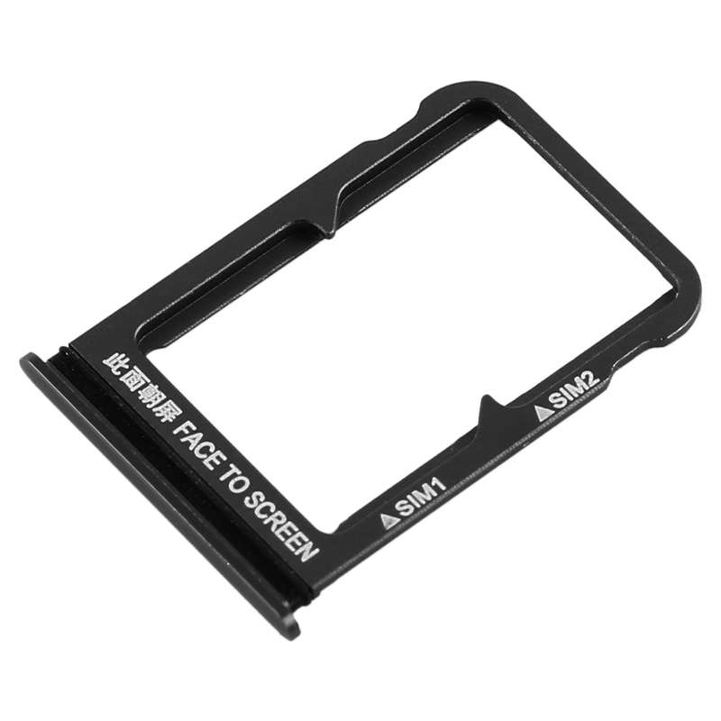 Double SIM Card Tray for Xiaomi Mi 8 (Black)