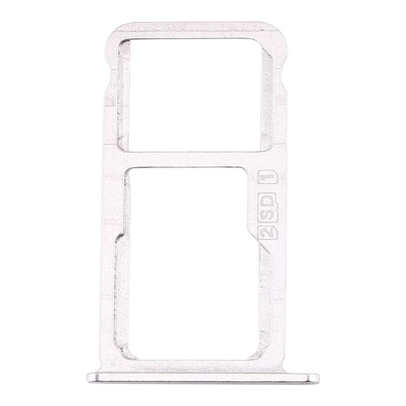 SIM Card Tray + SIM Card Tray / Micro SD Card Tray for Nokia X7 / 8.1 / 7.1 Plus / TA-1131(Silver)