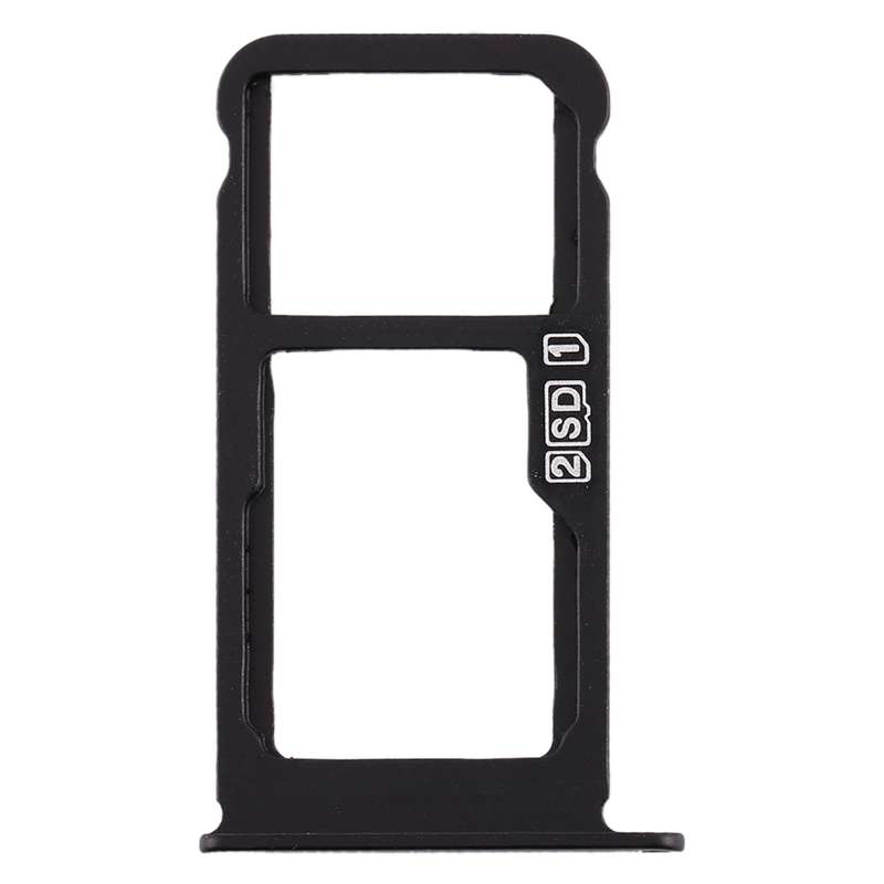 SIM Card Tray + SIM Card Tray / Micro SD Card Tray for Nokia X6 (2018) / TA-1099 / 6.1 Plus (White)