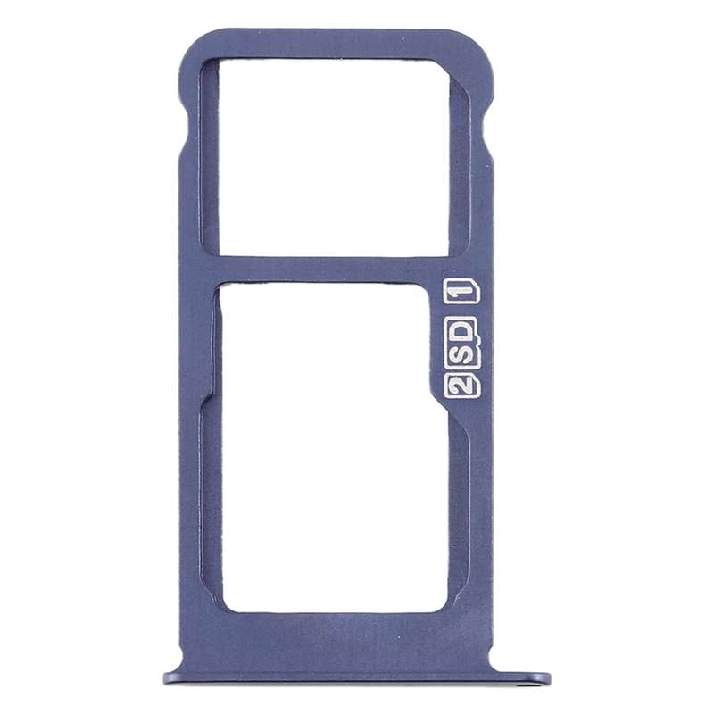 SIM Card Tray + SIM Card Tray / Micro SD Card Tray for Nokia X6 (2018) / TA-1099 / 6.1 Plus (Black)