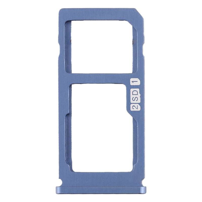 SIM Card Tray + SIM Card Tray / Micro SD Card Tray for Nokia 8 / N8 TA-1012 TA-1004 TA-1052 (Black)