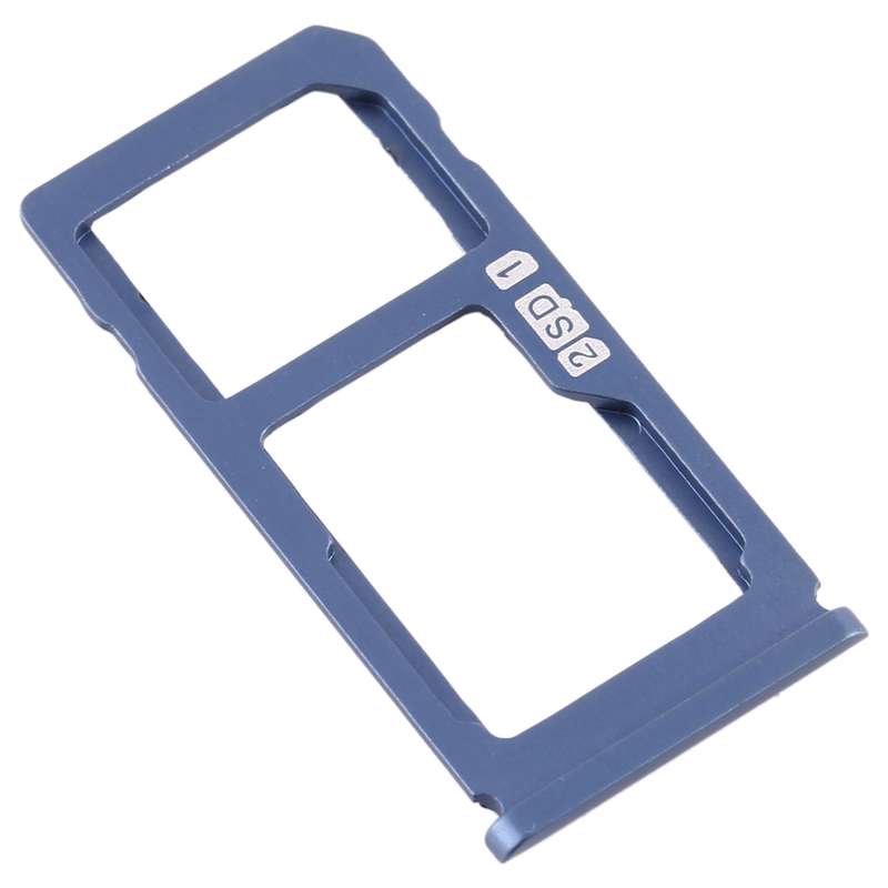 SIM Card Tray + SIM Card Tray / Micro SD Card Tray for Nokia 8 / N8 TA-1012 TA-1004 TA-1052 (Black)