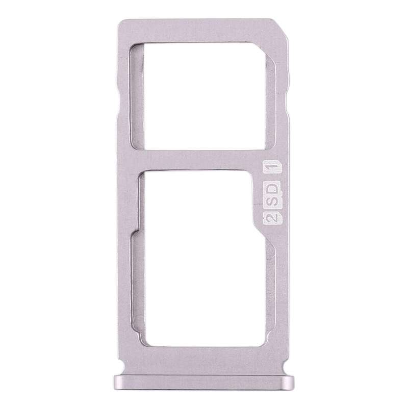 SIM Card Tray + SIM Card Tray / Micro SD Card Tray for Nokia 8 / N8 TA-1012 TA-1004 TA-1052 (Black)