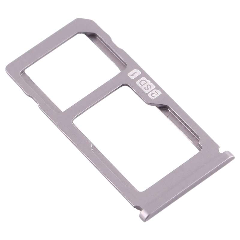 SIM Card Tray + SIM Card Tray / Micro SD Card Tray for Nokia 8 / N8 TA-1012 TA-1004 TA-1052 (Black)