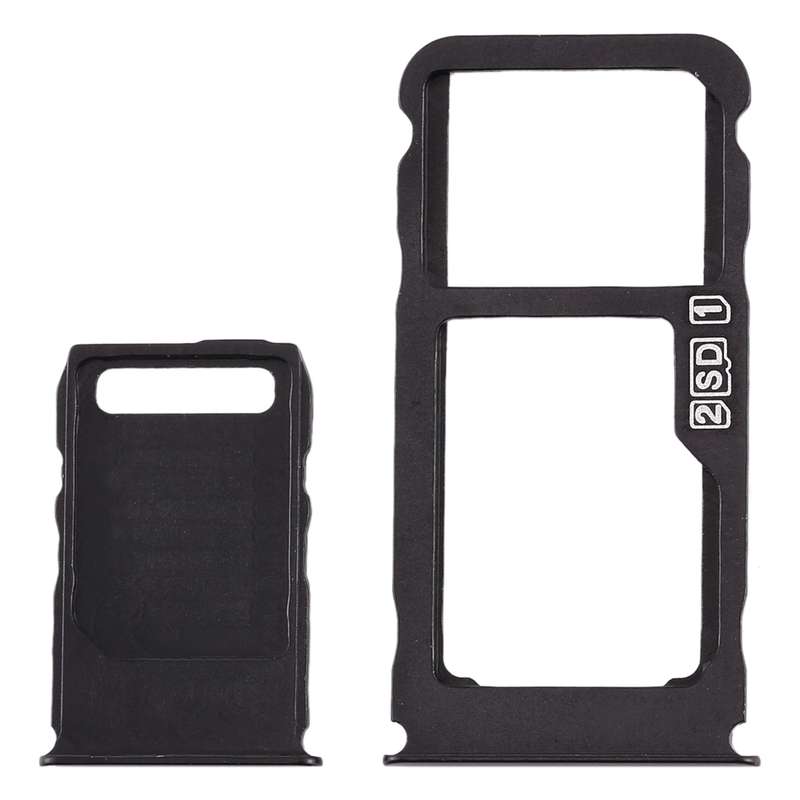 SIM Card Tray + SIM Card Tray + Micro SD Card Tray for Nokia 3.1 Plus (White)