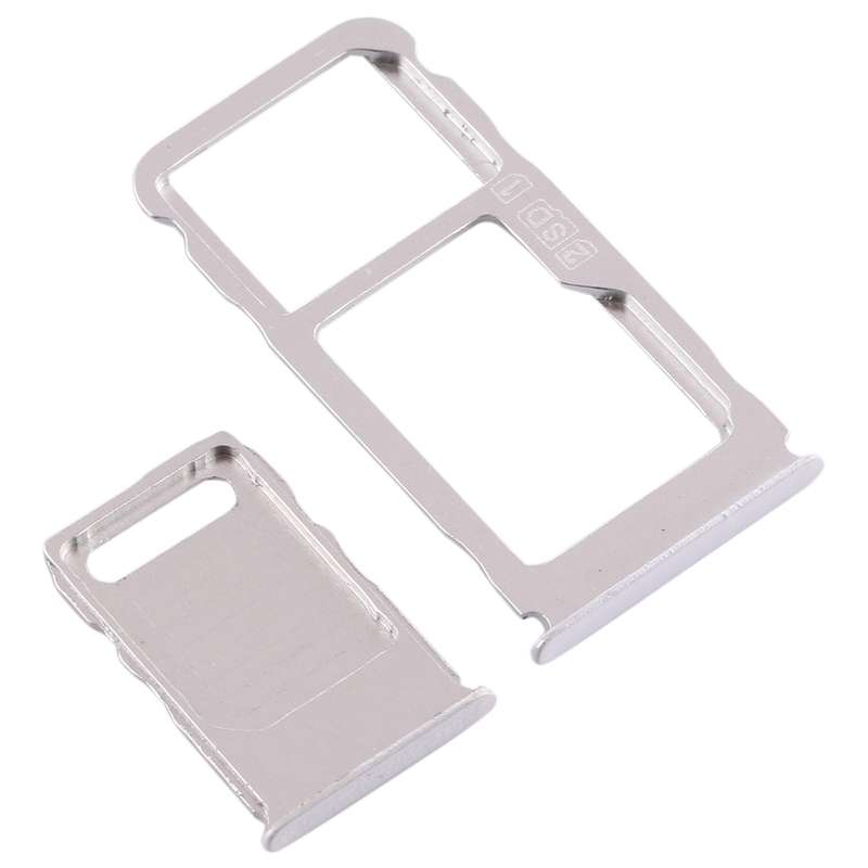 SIM Card Tray + SIM Card Tray + Micro SD Card Tray for Nokia 3.1 Plus (White)