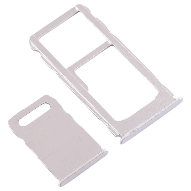 SIM Card Tray + SIM Card Tray / Micro SD Card Tray for Nokia 7 TA-1041 (White)