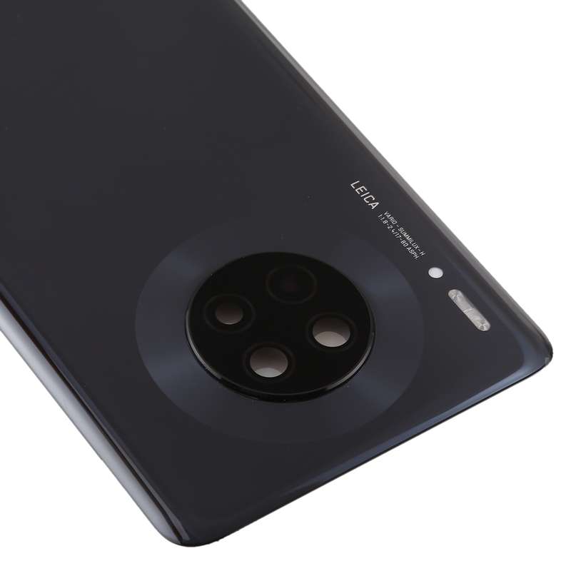 Original Battery Back Cover with Camera Lens for Huawei Mate 30(Black)