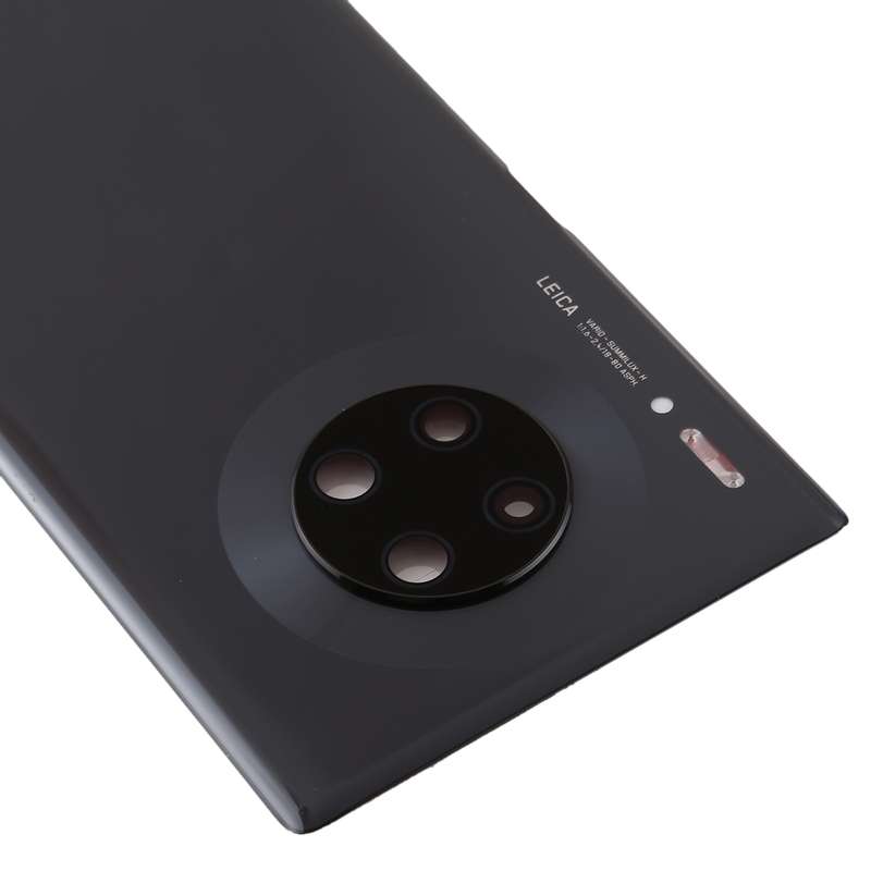 Original Battery Back Cover with Camera Lens for Huawei Mate 30 Pro(Black)