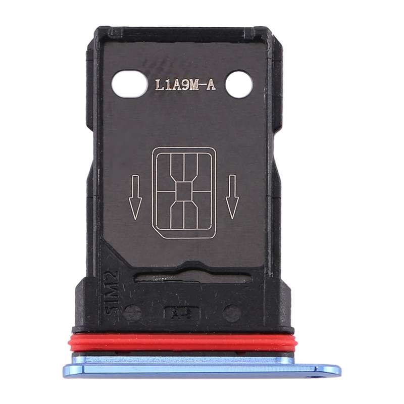 For OnePlus 7T SIM Card Tray + SIM Card Tray (Blue)