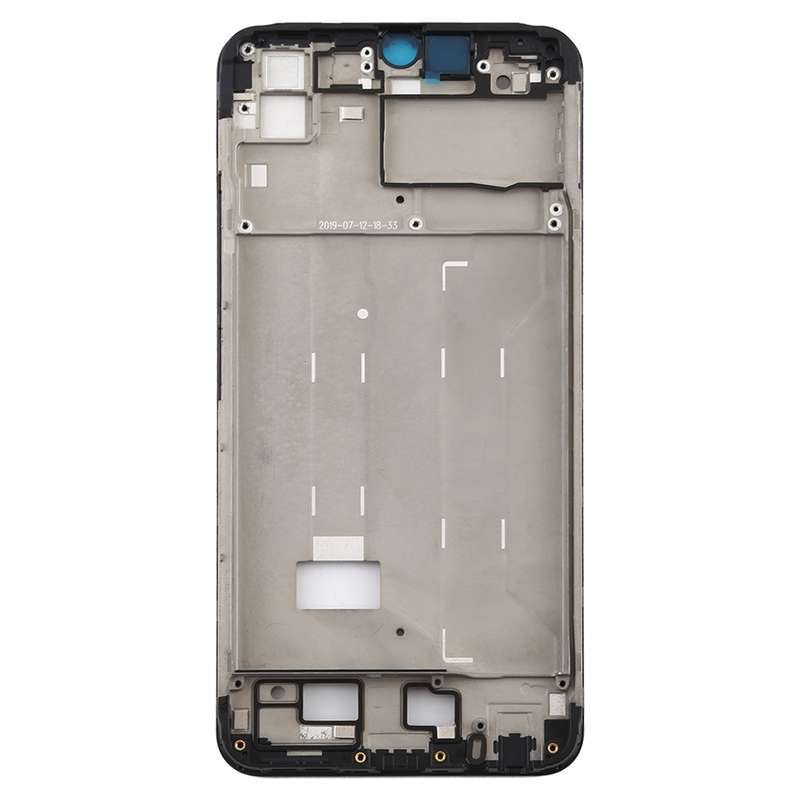 For Vivo Y3 Front Housing LCD Frame Bezel Plate(Black)
