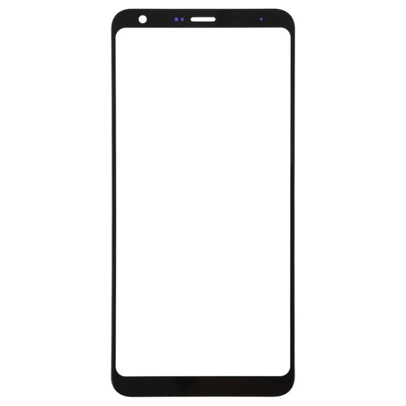 Front Screen Outer Glass Lens for LG Stylo 4 / Q710 / Q710MS / Q710CS (Black)