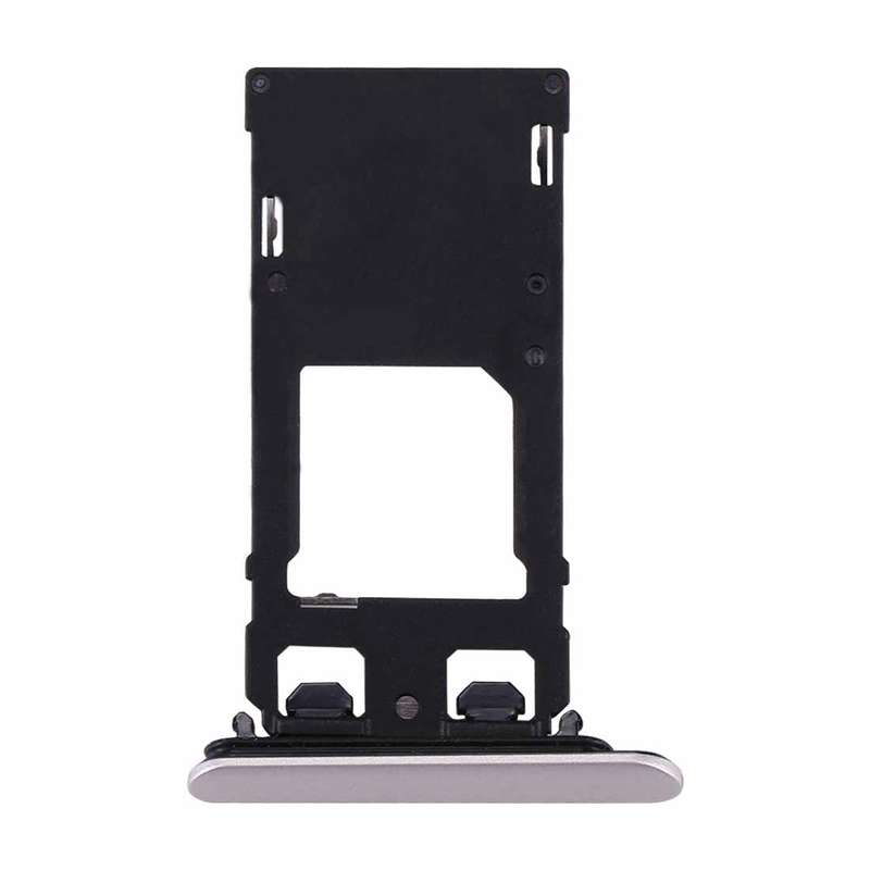 for Sony Xperia XZs (Single SIM Version) SIM & Micro SD Card Tray(Silver)