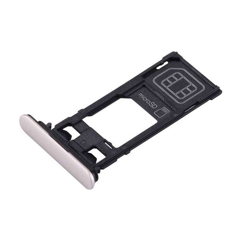for Sony Xperia XZs (Dual SIM Version) SIM & Micro SD / SIM Card Tray(Gold)