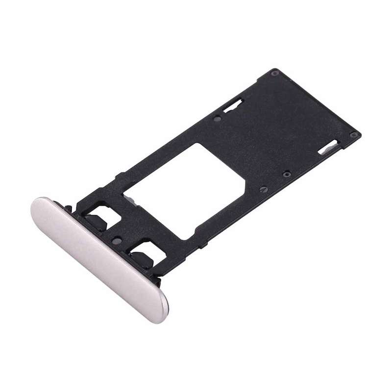 for Sony Xperia XZs (Single SIM Version) SIM & Micro SD Card Tray(Silver)
