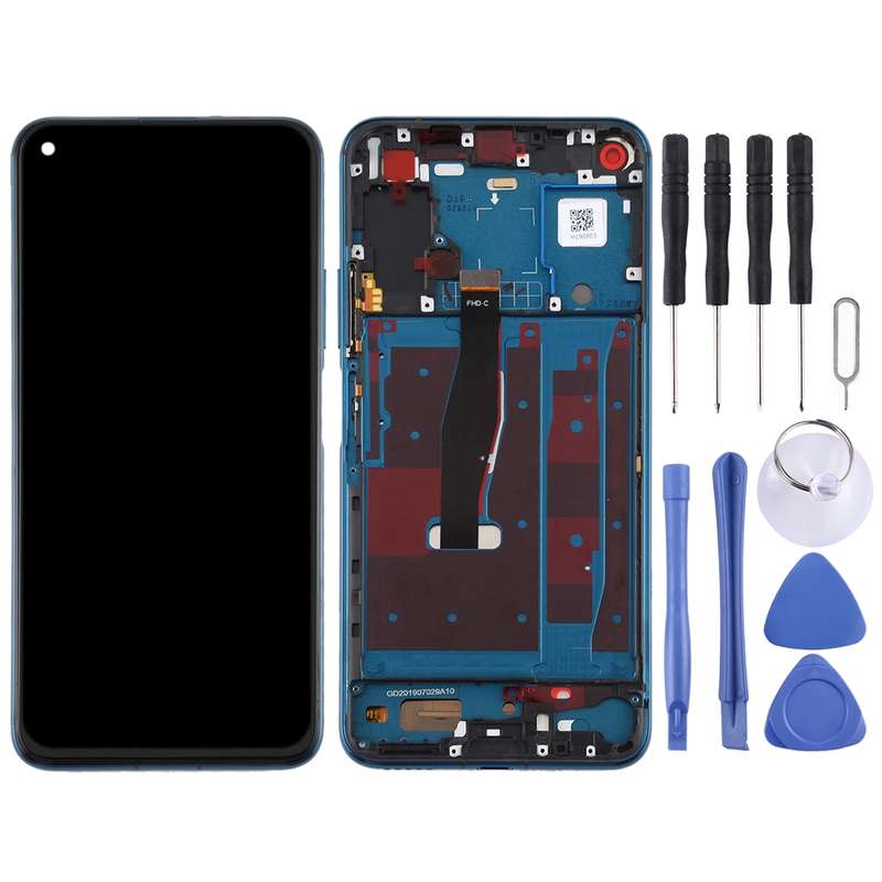 OEM LCD Screen for Huawei Honor 20 Pro Digitizer Full Assembly with Frame(Blue)
