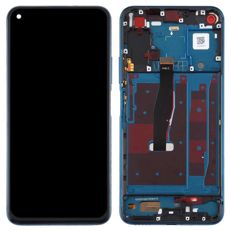 OEM LCD Screen for Huawei Honor 20 Pro Digitizer Full Assembly with Frame(Blue)
