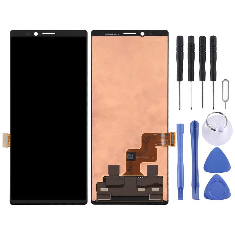 Original OLED LCD Screen for Sony Xperia 1 with Digitizer Full Assembly(Black)