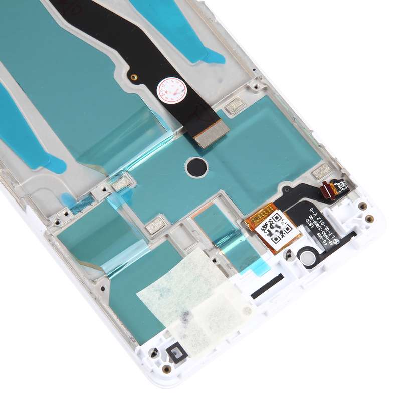 OEM LCD Screen for Lenovo K8 Note XT1902-3 Digitizer Full Assembly with Frame (White)