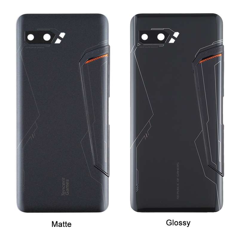 Back Cover for Asus ROG Phone II ZS660KL I001D I001DA I001DE(Jet Black)