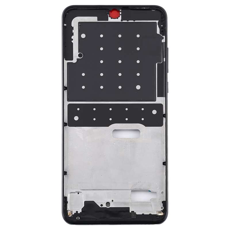 Middle Frame Bezel Plate with Side Keys for Huawei Nova 4e(Blue)