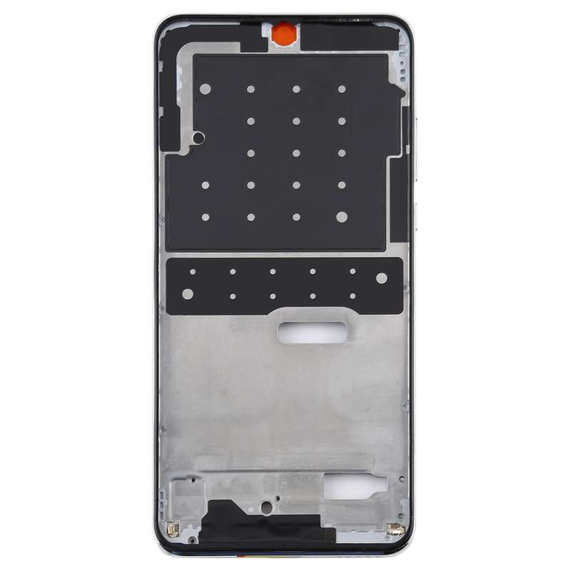 Middle Frame Bezel Plate with Side Keys for Huawei Nova 4e(Blue)