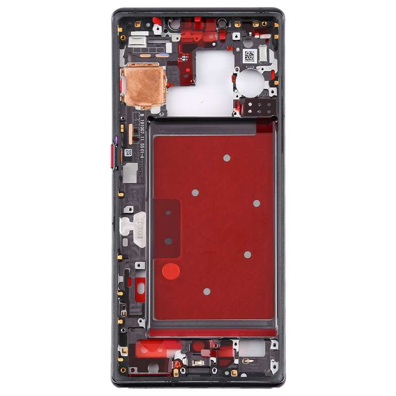 Original Middle Frame Bezel Plate for Huawei Mate 30 Pro(Black)