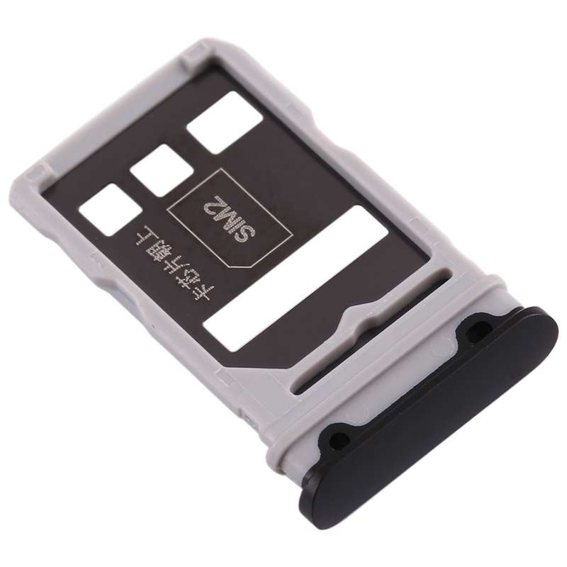 SIM Card Tray + SIM Card Tray for Huawei Honor V30 Pro / Honor V30 (Black)