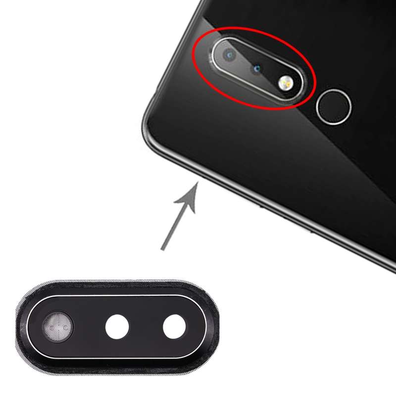 Camera Lens Cover for Nokia X6(White)