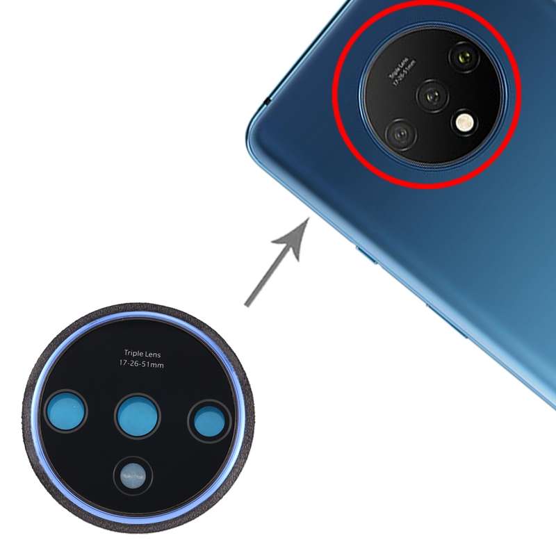 For OnePlus 7T Original Camera Lens Cover (Silver)