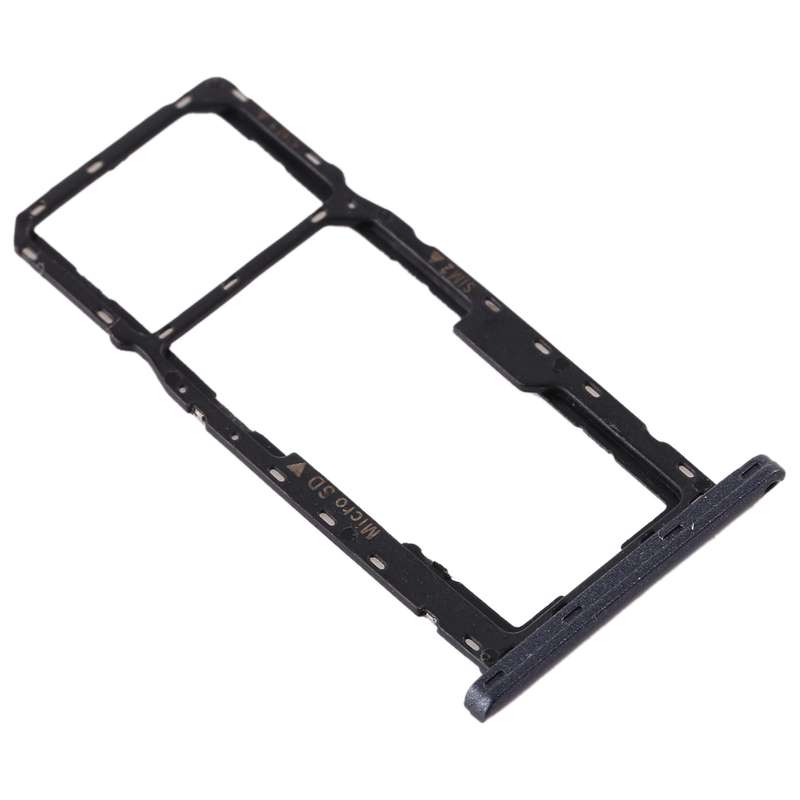 SIM Card Tray + SIM Card Tray + Micro SD Card Tray for Asus Zenfone Live L1 ZA550KL X00RD(Black)