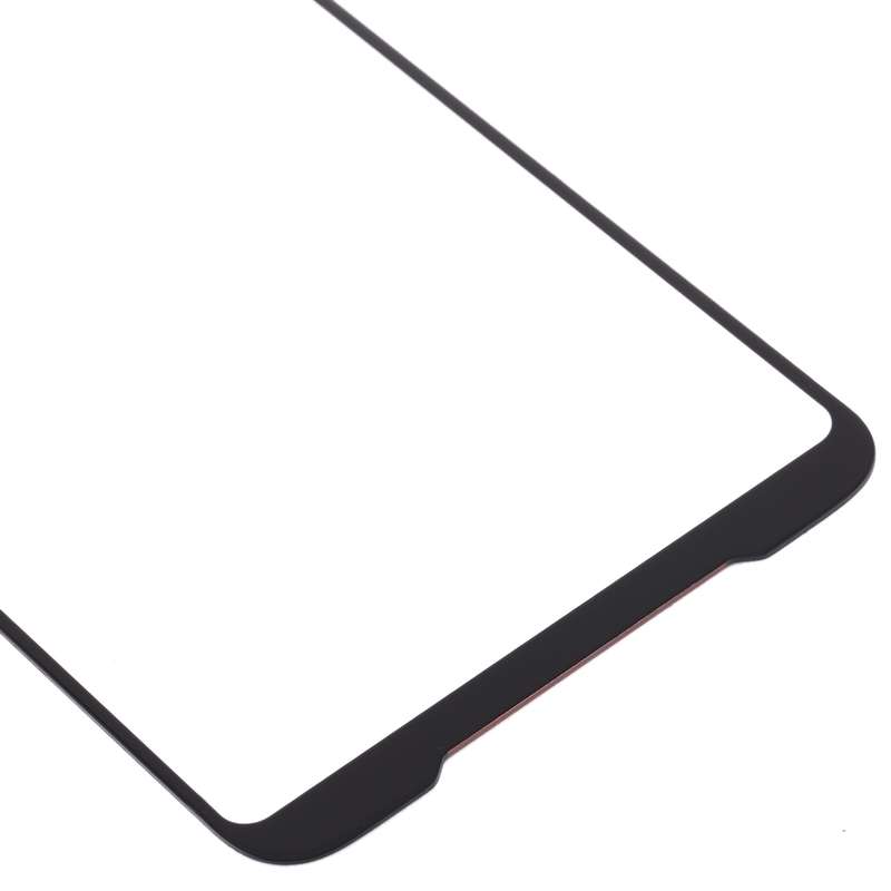 Front Screen Outer Glass Lens for Asus ROG Phone II ZS660KL (Black)