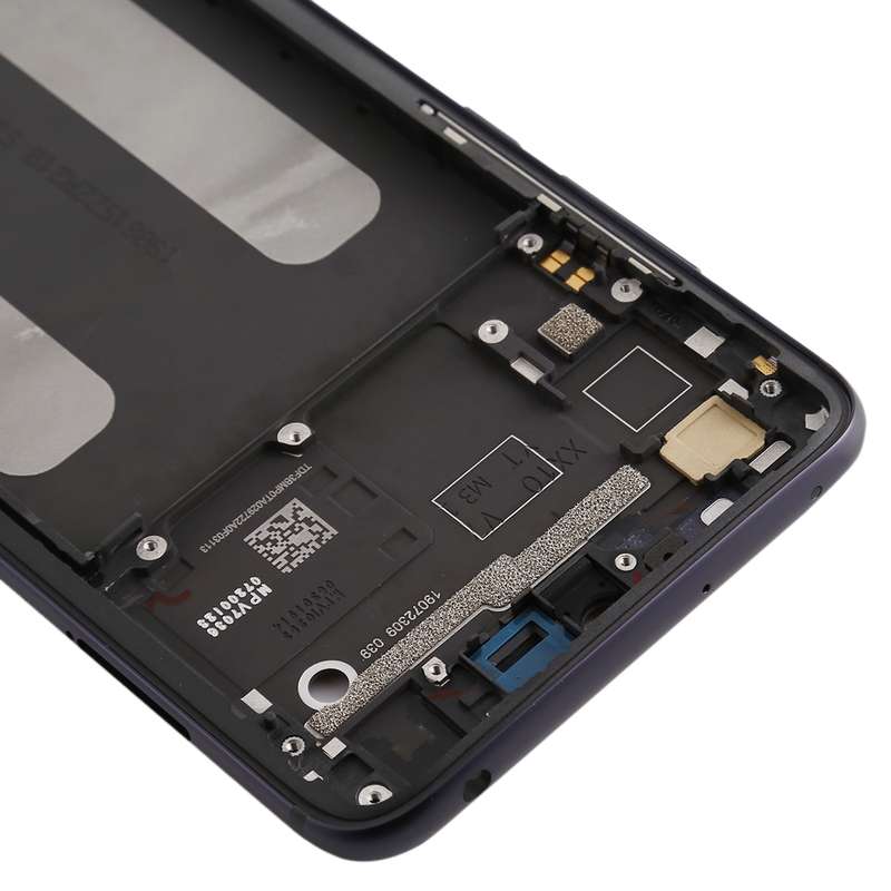 Front Housing LCD Frame Bezel Plate for Xiaomi Mi CC9 / 9 Lite(Black)