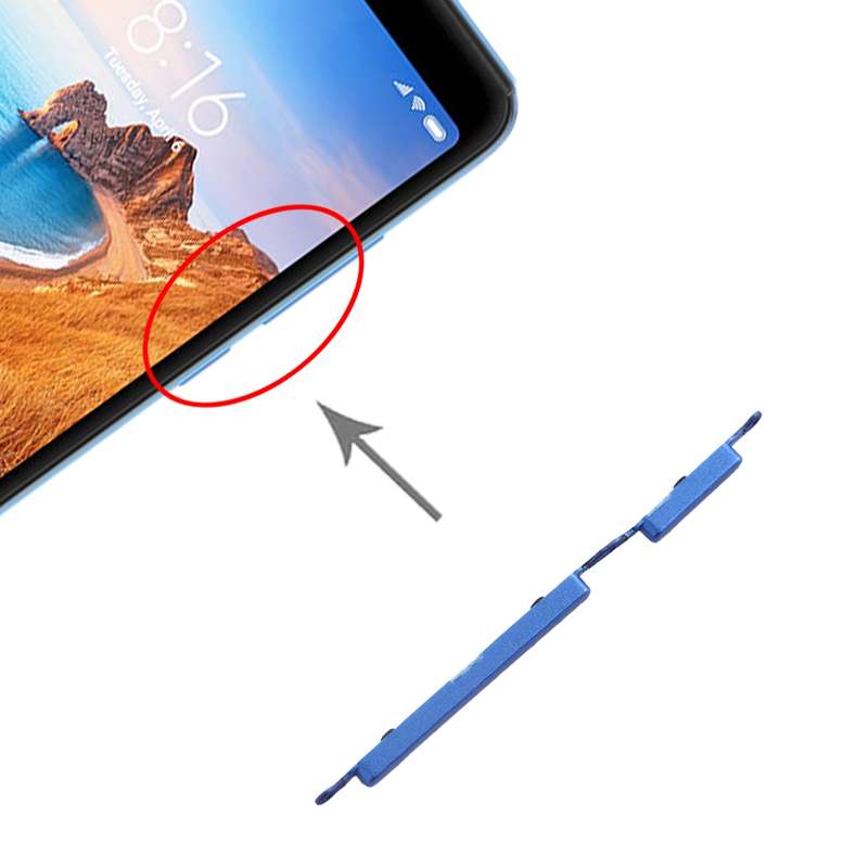 Side Keys for Xiaomi Redmi 7A(Black)
