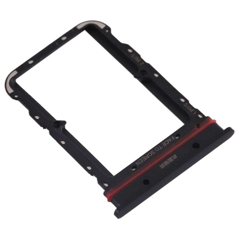 SIM Card Tray + SIM Card Tray for Xiaomi Mi CC9 Pro/Mi Note 10/Mi Note 10 Pro/Mi Note 10 Lite(Black)