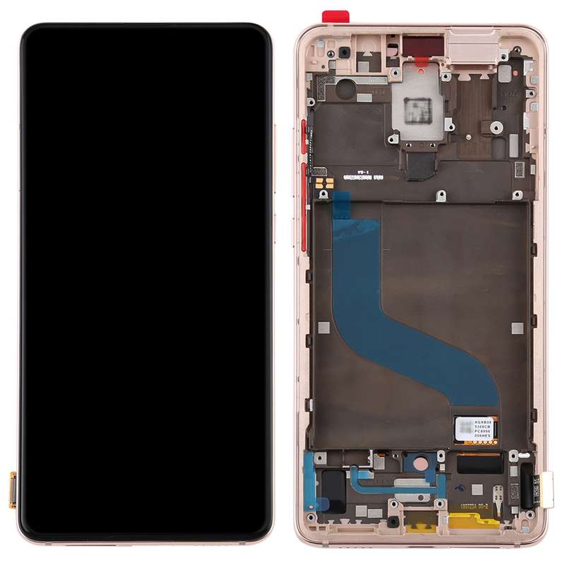 OLED LCD Screen for Xiaomi Redmi K20 / Redmi K20 Pro / 9T Pro Digitizer Full Assembly with Frame(Blu