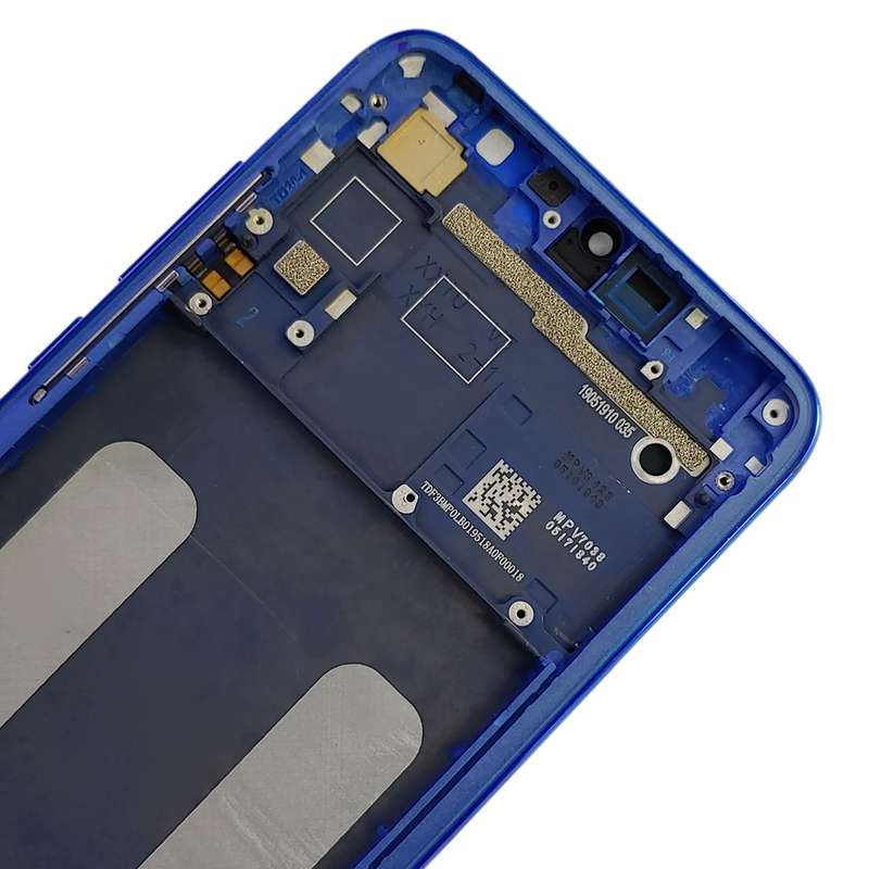 Original LCD Screen for Xiaomi Mi CC9 Digitizer Full Assembly with Frame(Blue)