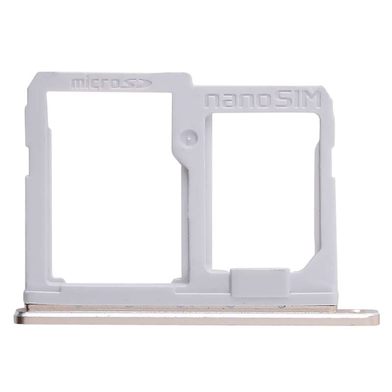 SIM Card Tray + Micro SD Card Tray for LG Q6 / M700 / M700N / G6 Mini(Gold)