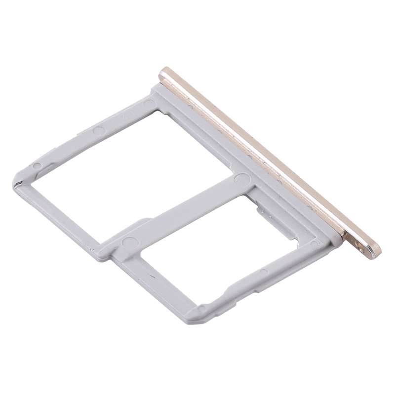 SIM Card Tray + Micro SD Card Tray for LG Q6 / M700 / M700N / G6 Mini(Gold)