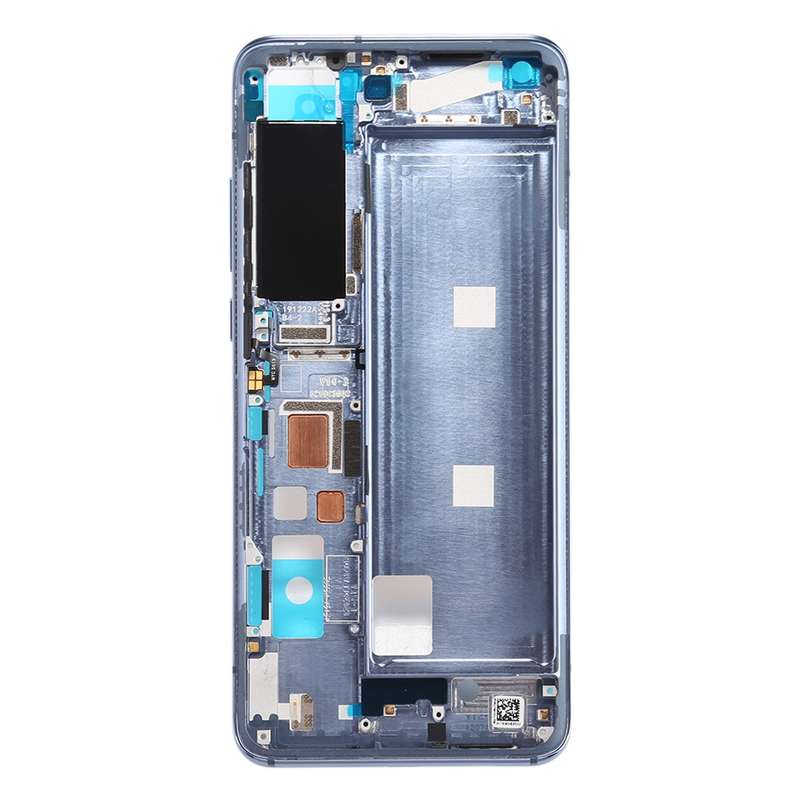 Front Housing LCD Frame Bezel Plate for Xiaomi Mi 10 5G / Mi 10 Pro 5G(Grey)