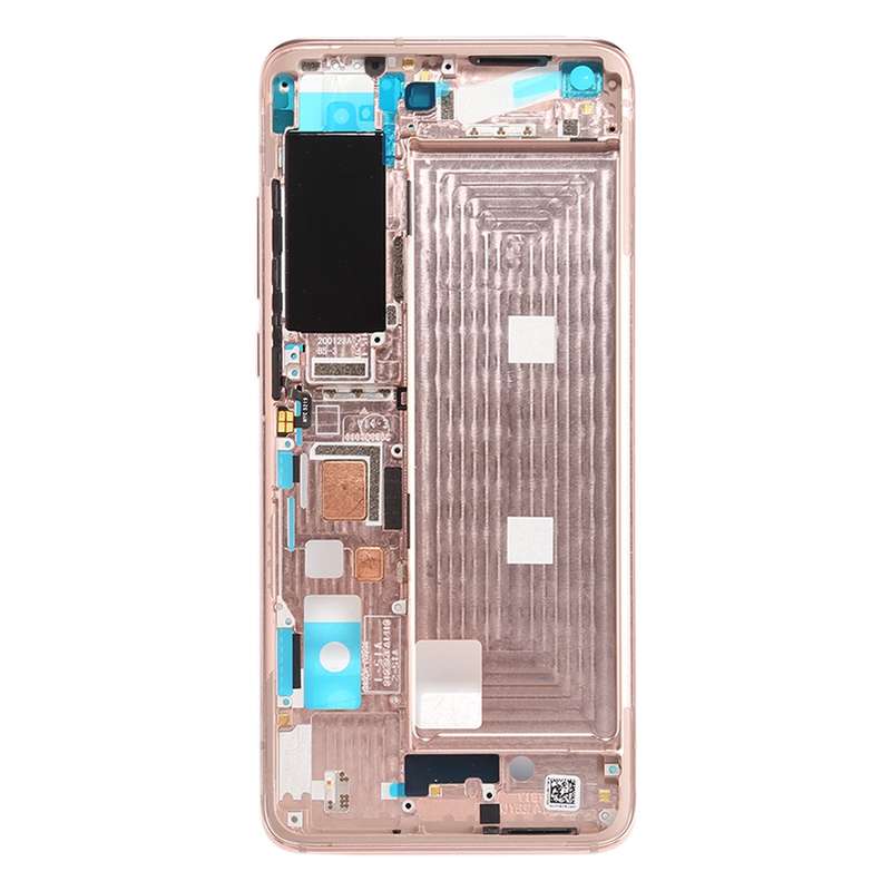 Front Housing LCD Frame Bezel Plate for Xiaomi Mi 10 5G / Mi 10 Pro 5G(Grey)
