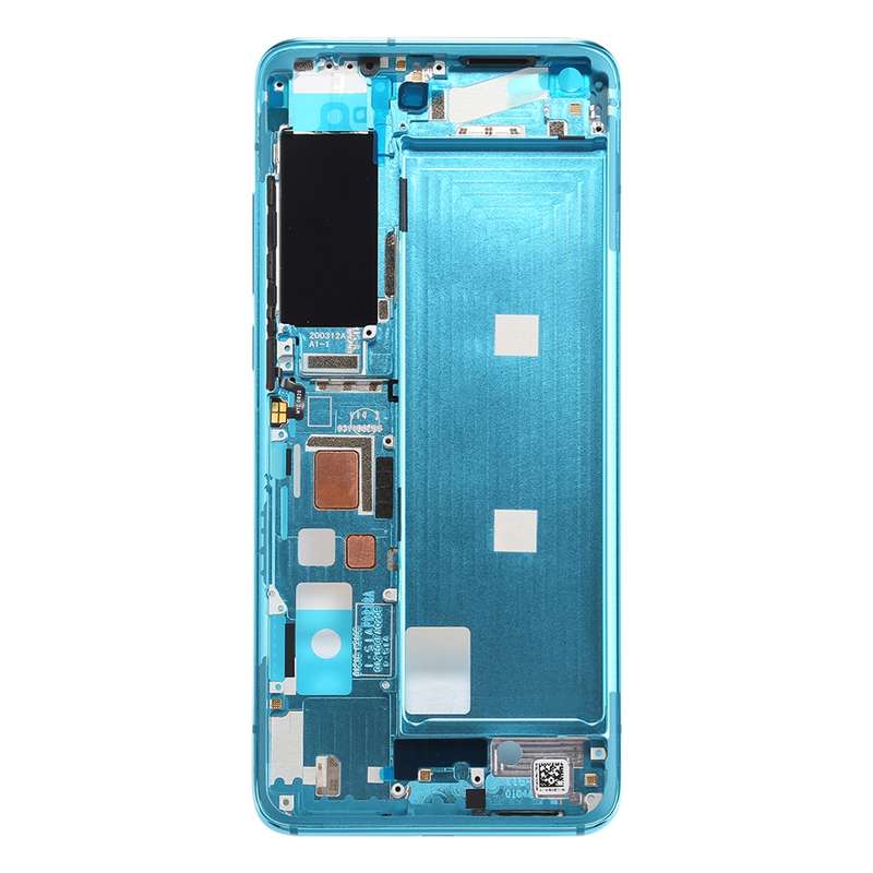 Front Housing LCD Frame Bezel Plate for Xiaomi Mi 10 5G / Mi 10 Pro 5G(Grey)