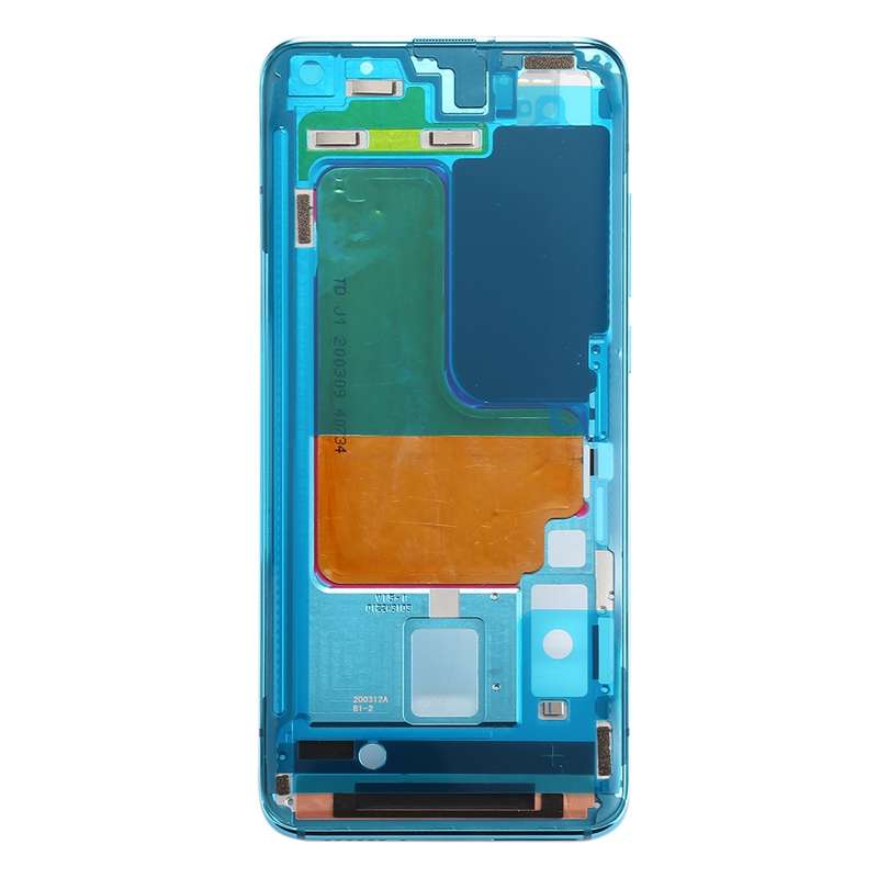 Front Housing LCD Frame Bezel Plate for Xiaomi Mi 10 5G / Mi 10 Pro 5G(Grey)